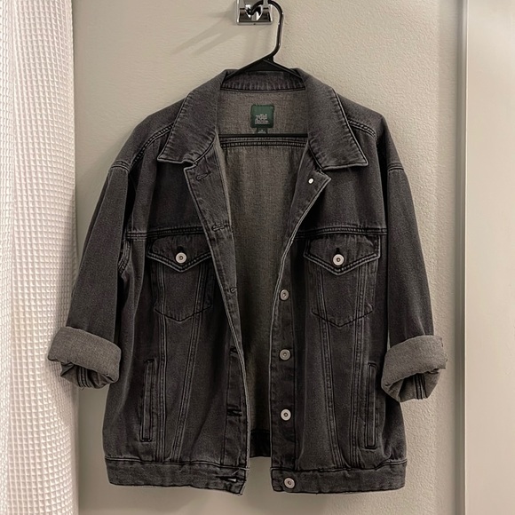 COPY - Wild Fable Black Jean Jacket - Picture 1 of 7